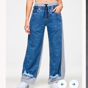 Zumba Fitness Blue and Gray Pants